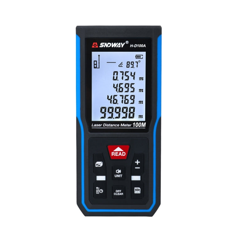 SNDWAY H-D100A Handheld Laser Rangefinder Infrared Measuring Instrument, Distance: 100m - free shipping - PMC Jewellery - Order now!