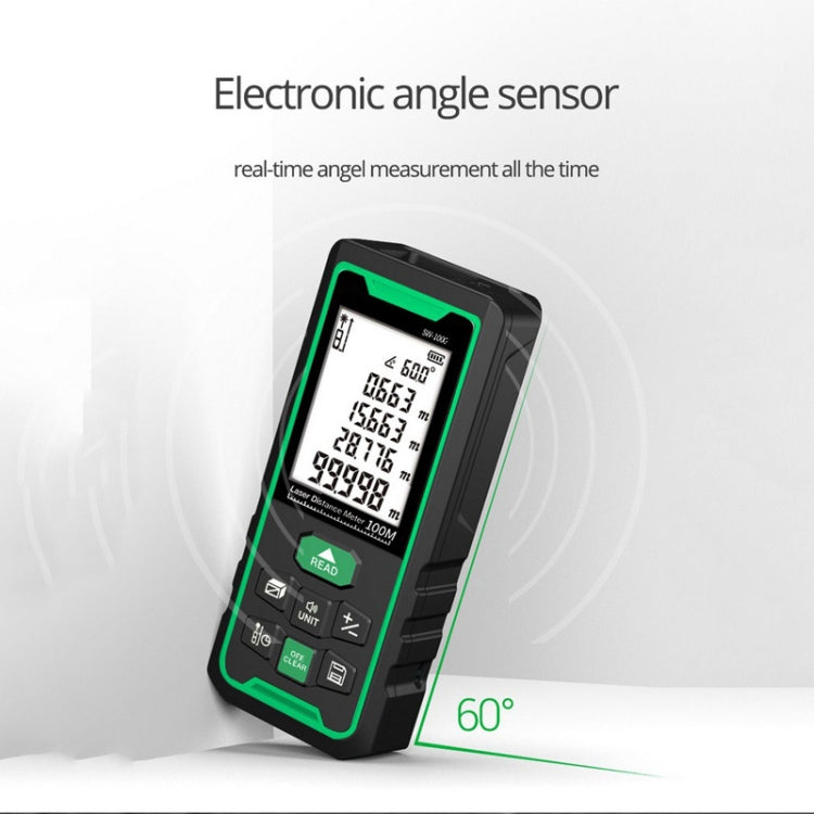 SNDWAY SW50G High-precision Indoor and Outdoor Green Laser Rangefinder, Distance: 50m - free shipping - PMC TechLife - Order now!