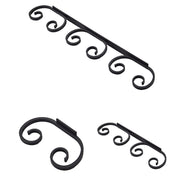 Household Punch-free Red Wine Glass Upside Down Rack, Style: 3 Slots