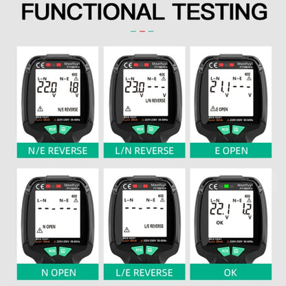 FUYI FY1881 High Precision Power Polarity Phase Socket Tester(UK Plug) - free shipping - PMC Jewellery - Order now!