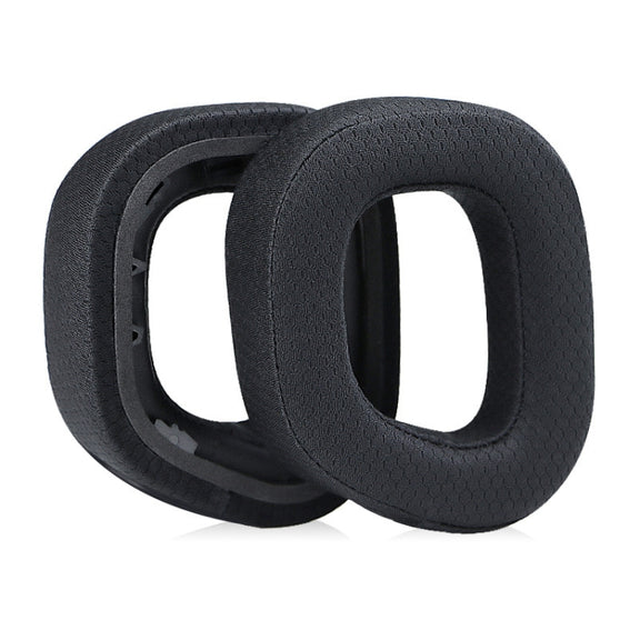 2 PCS RGB Headest Sponge Cover Earmuffs For Corsair HS80(Full Mesh)
