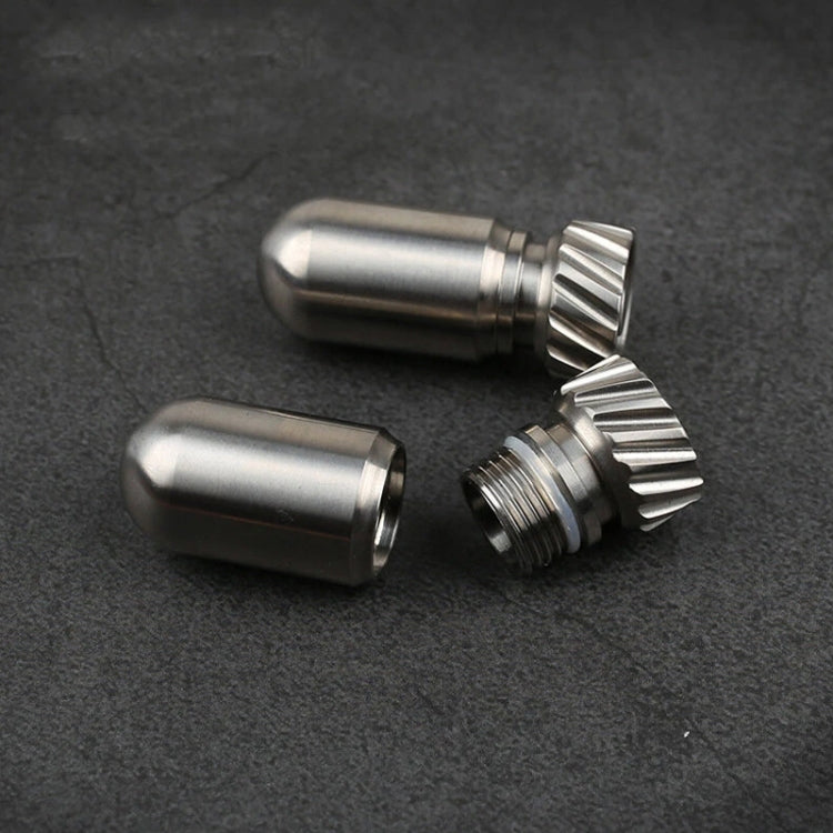 Portable Pure Titanium Mini Waterproof Warehouse Sealed Jar Pill Box, Color: Primary Color - free shipping - PMC Jewellery - Order now!