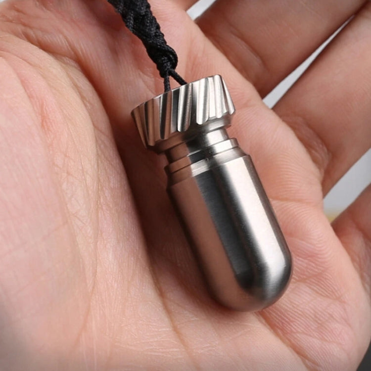 Portable Pure Titanium Mini Waterproof Warehouse Sealed Jar Pill Box, Color: Primary Color - free shipping - PMC Jewellery - Order now!