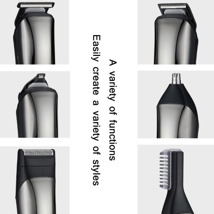 6 in 1 Household Multifunctional Hair Clipper Electric Shaver, Model: LK-860 Orange