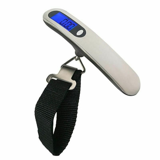 Stainless Steel Handheld Electronic Luggage Scale Portable Express Scale(Black) - Hanging Scales by PMC Jewellery | Online Shopping South Africa | PMC Jewellery | Buy Now Pay Later Mobicred