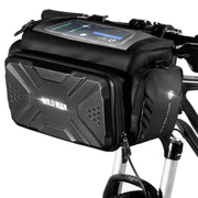 WILD MAN GS6 4L Outdoor Cycling Water-resistant Bicycle Bag(Black)