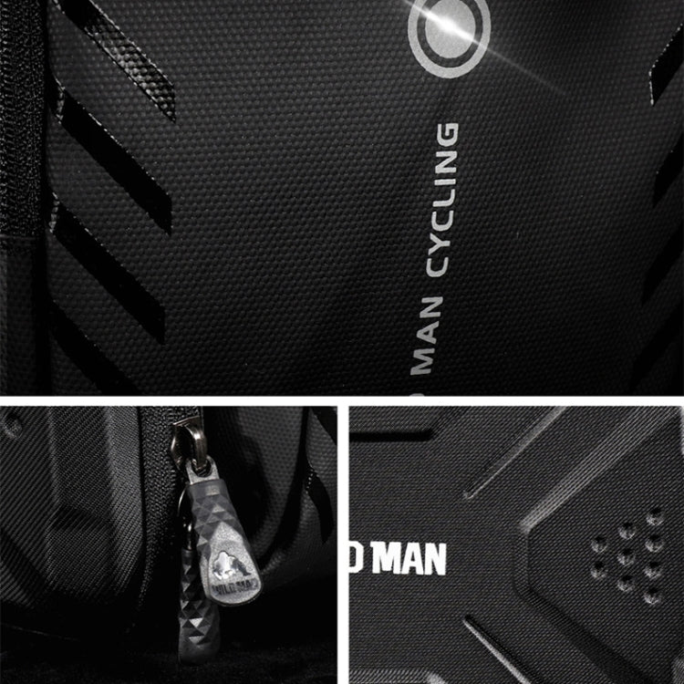 WILD MAN GS6 4L Outdoor Cycling Water-resistant Bicycle Bag(Black)
