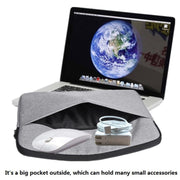 Water-resistant & Anti-Vibration Laptop Inner Bag For Macbook/Xiaomi 11/13, Size: 15.6 inch(Black)