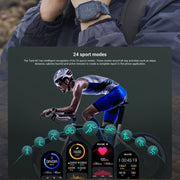 SATM M1 Outdoor Water-resistant Bluetooth Smart Watch(Black)