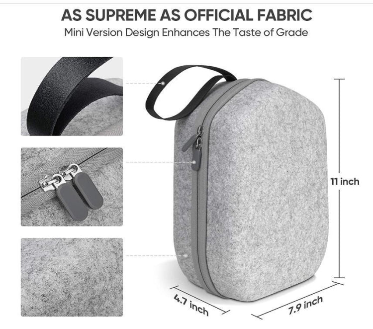 Portable VR Glasses Storage Case For Oculus Quest 2(Gray) - free shipping - PMC Jewellery - Order now!