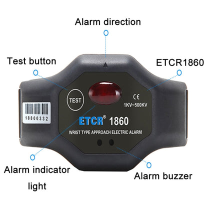 ETCR Non-contact High Voltage Alarm Ellectrician Test Pen, Model: ETCR1860 For Wrist - free shipping - PMC Jewellery - Order now!