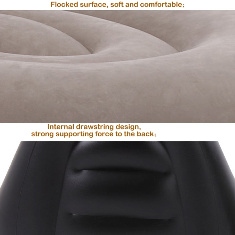Lunch Break Inflatable Lazy Sofa, Bottom Color Random Delivery, Style: Sofa+Pedal - Sofas by PMC Jewellery | Online Shopping South Africa | PMC Jewellery | Buy Now Pay Later Mobicred