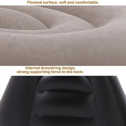 Lunch Break Inflatable Lazy Sofa, Bottom Color Random Delivery, Style: Sofa+Pedal - Sofas by PMC Jewellery | Online Shopping South Africa | PMC Jewellery | Buy Now Pay Later Mobicred