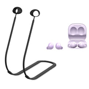 2 PCS Bluetooth Earphone Silicone Anti-Lost Cord For Samsung Glaxy Buds 2(Black)