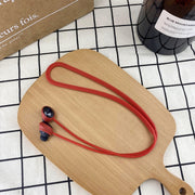 2 PCS Bluetooth Earphone Silicone Anti-Lost Cord For Samsung Glaxy Buds Pro(Red)