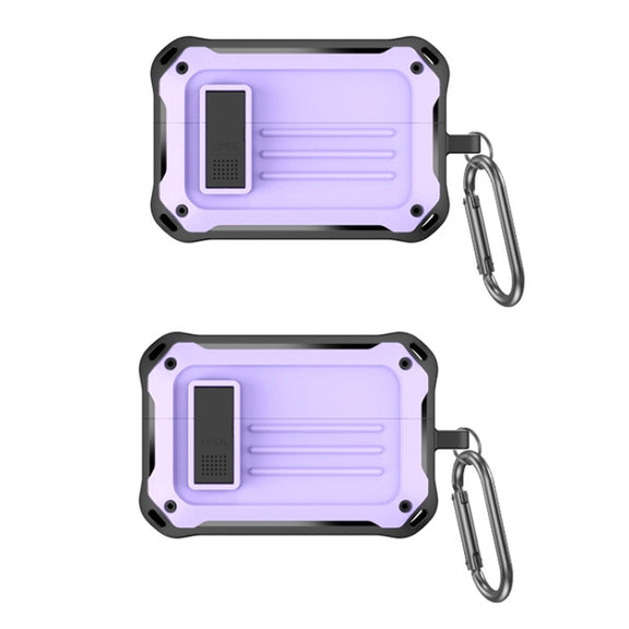 2pcs Bluetooth Earphone Storage Dust Cover For Sony WF-1000XM4(Purple)