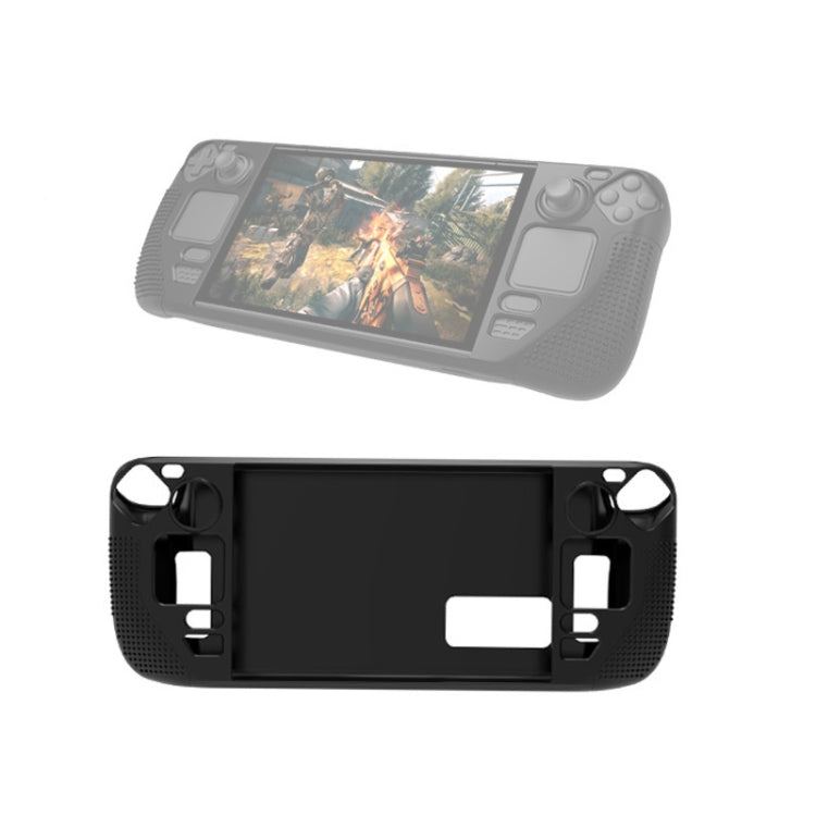 PGTECH Game Console Silicone Case With Anti-Slip Particles for Steam Deck(Black) - Pocket Console by PMC TechLife | Online Shopping South Africa | PMC TechLife