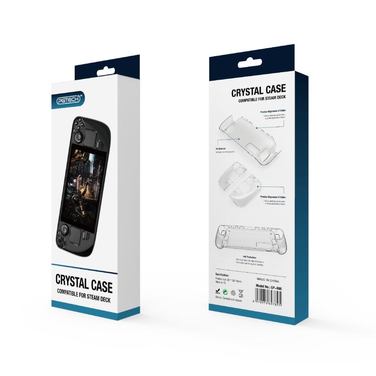 PGTECH Split Crystal Hard Shell Case for Steam Deck Game Console - Cover Case by PMC Jewellery | Online Shopping South Africa | PMC Jewellery | Buy Now Pay Later Mobicred