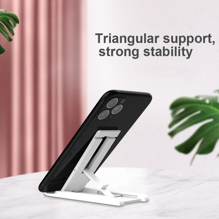 2 PCS K30 Multi-speed Adjustment Desktop Mobile Phone Bracket Notebook Folding Bracket(White)