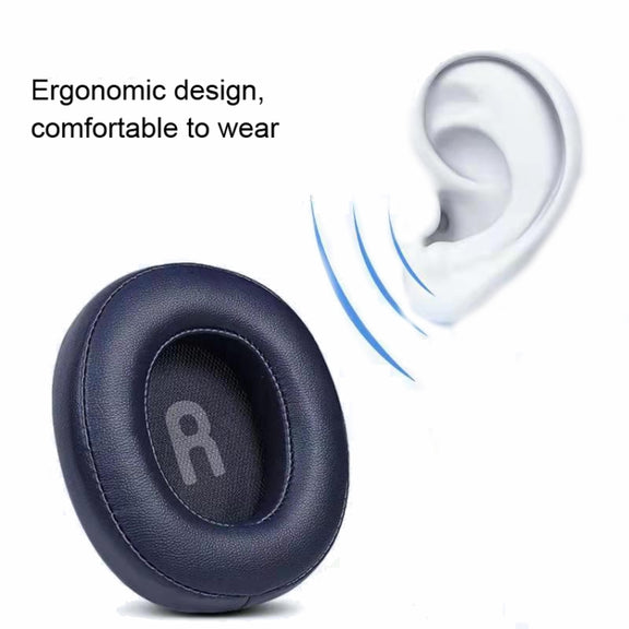 1 Pair Headphone Cover Earmuffs  for JBL TUNE700 T750BTNC  T700BT(White Protein Leather)