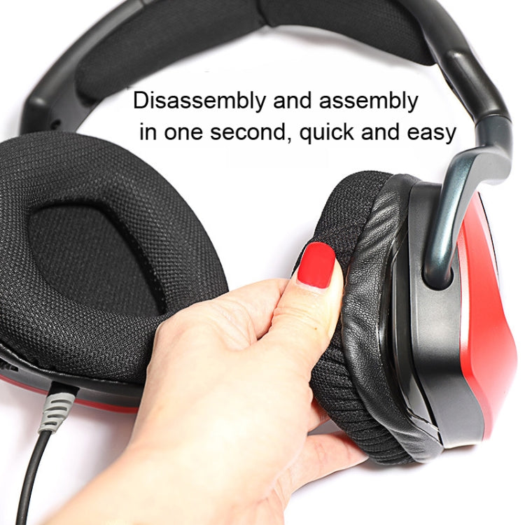 2 PCS Replacement Earpads for Corsair Void Pro Elite,Style: Black Grid - Earmuff & Pad by PMC TechLife | Online Shopping South Africa | PMC TechLife