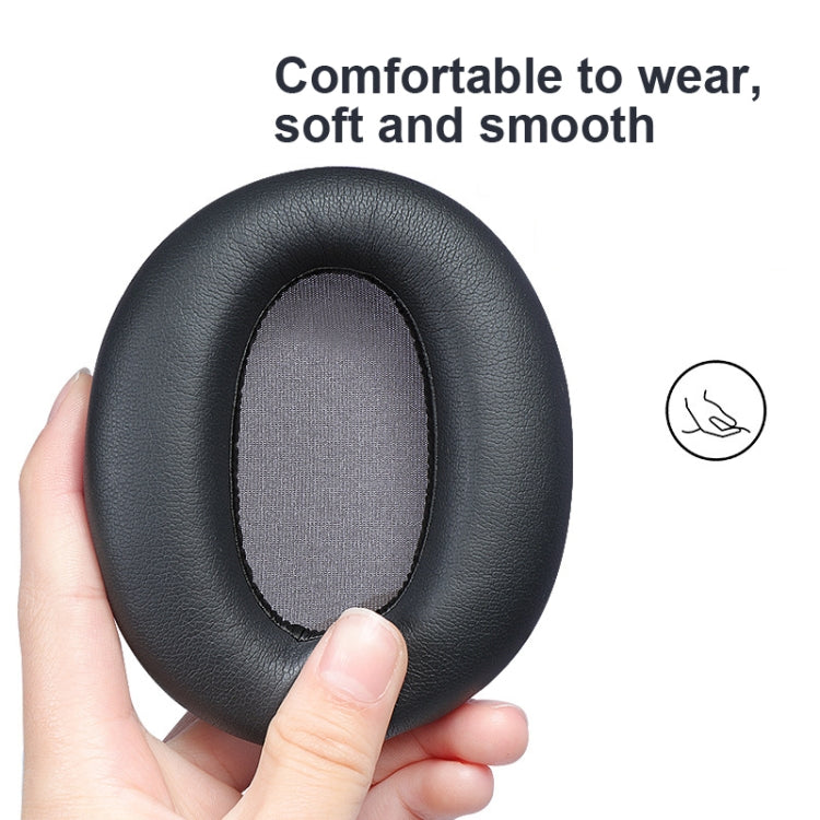 2 PCS Headset Earmuffs Sponge Cover for Edifier W820nb,Style: Blue