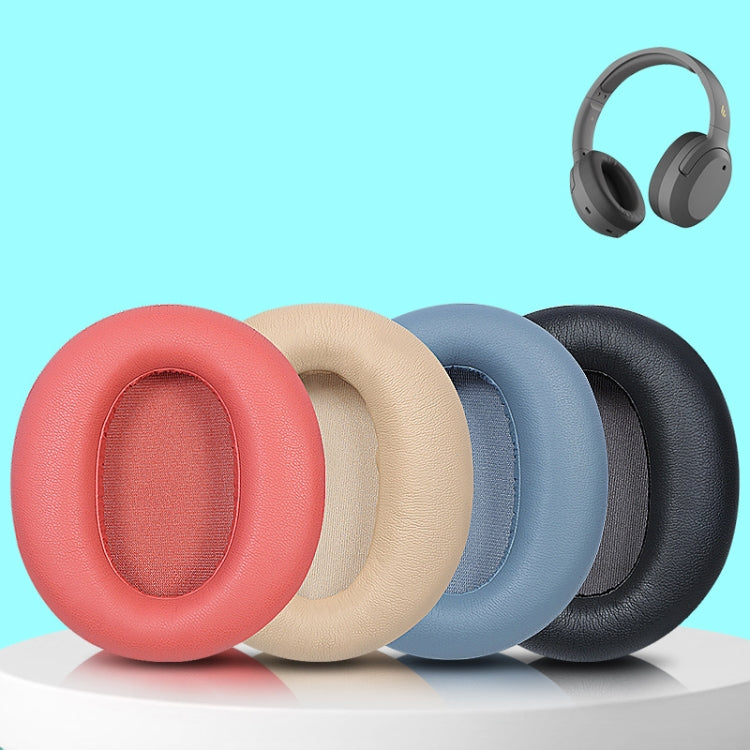 2 PCS Headset Earmuffs Sponge Cover for Edifier W820nb,Style: Blue
