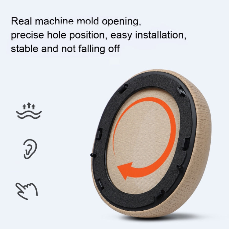 2 PCS Headset Earmuffs Sponge Cover for Edifier W820nb,Style: Black Head Beam - Earmuff & Pad by PMC TechLife | Online Shopping South Africa | PMC TechLife