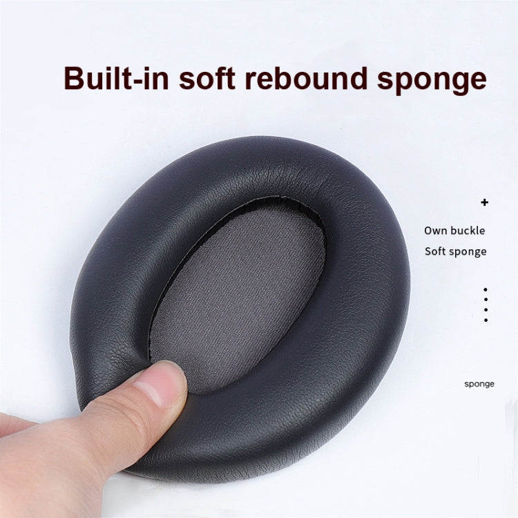 2 PCS Headset Earmuffs Sponge Cover for Edifier W820nb,Style: Black Head Beam - Earmuff & Pad by PMC TechLife | Online Shopping South Africa | PMC TechLife