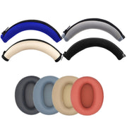 2 PCS Headset Earmuffs Sponge Cover for Edifier W820nb,Style: Blue Head Beam