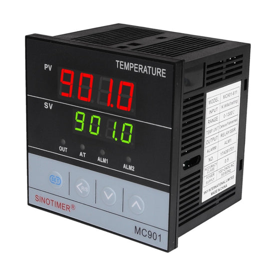 SINOTIMER MC901 Short Shell PID Smart Temperature Control Instrument Heating Refrigeration Relay - Thermostat & Thermometer by SINOTIMER | Online Shopping South Africa | PMC Jewellery | Buy Now Pay Later Mobicred