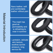 2 PCS Earmuff Head Beam For Sennheiser GSP600 GSP500 GSP670,Style:  Ice Gel