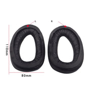 2 PCS Headphone Sleeve Cover for Sennheiser GSP300 GSP370 GSP350,Style: Lamb Leather