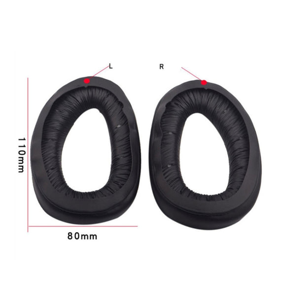 2 PCS Headphone Sleeve Cover for Sennheiser GSP300 GSP370 GSP350,Style: Lamb Leather