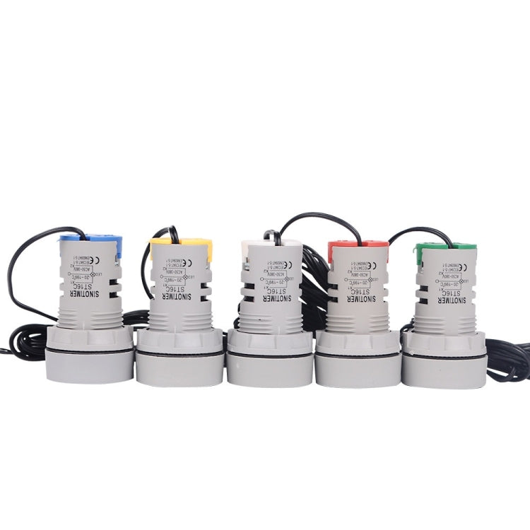 SINOTIMER -20-199 Degrees Celsius Small Temperature Display Indicator(ST16C-01 Red) - Thermostat & Thermometer by SINOTIMER | Online Shopping South Africa | PMC TechLife | Buy Now Pay Later Mobicred