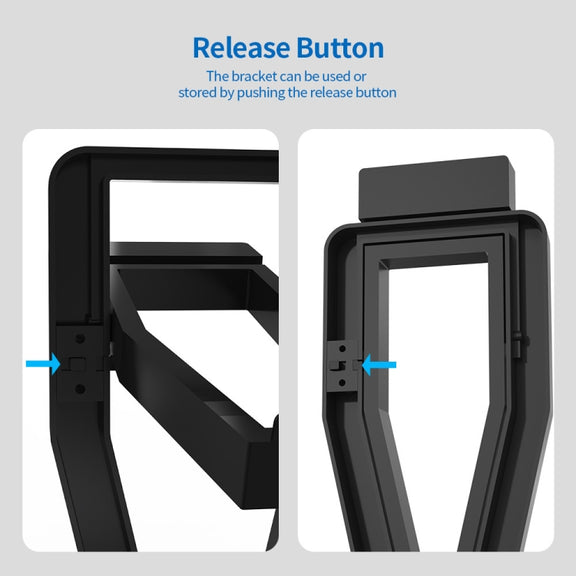 JYS-OC002 VR Bracket Desktop Storage Rack For Oculus Quest 2(Black)