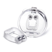 10 PCS Mini Portable Silicone Magnetic Snoring Stopper(Transparent)