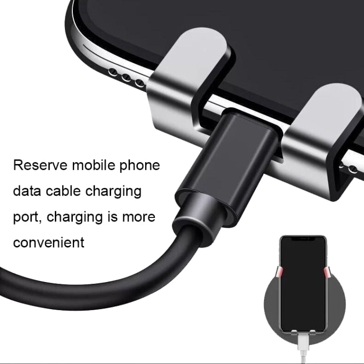 Universal Metal Gravity Car Phone Holder(Silver)
