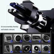 Universal Metal Gravity Car Phone Holder(Silver)