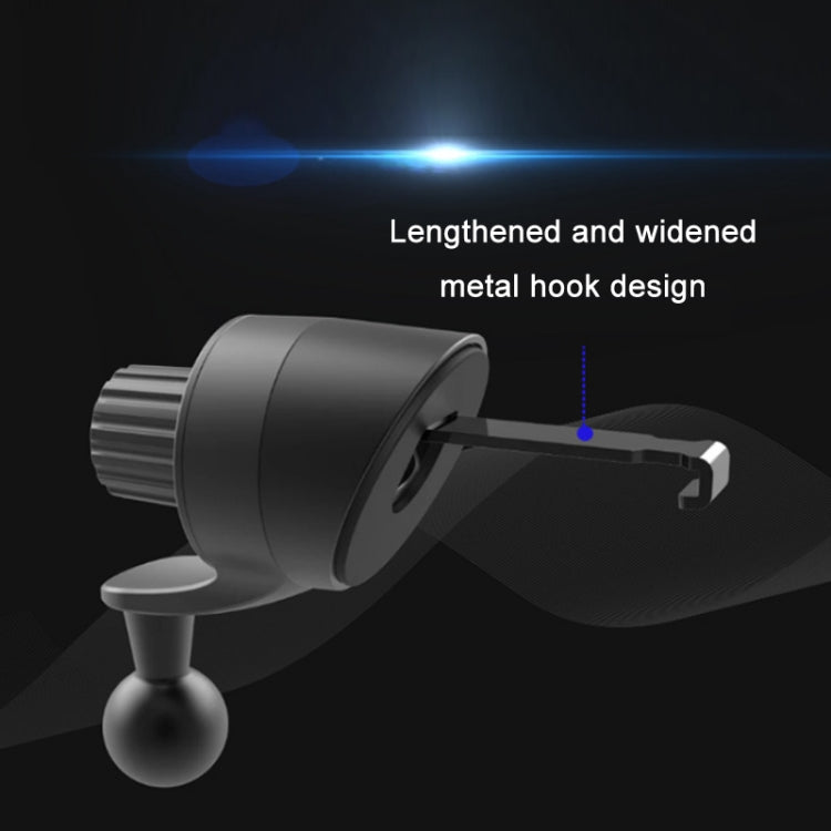 6 PCS Car Center Console Mobile Phone Bracket Snail Base Accessories(17mm Ball Head)