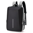 Hard Shell Backpack Alloy Frame Anti-Theft Computer Bag For Men, Color: 8003 Gray - Backpack by PMC TechLife | Online Shopping South Africa | PMC TechLife | Buy Now Pay Later Mobicred