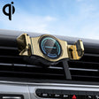 15W Mini Car Wireless Charger Phone Smart Sensing Holder(Gold) - Wireless Charger Holders by PMC TechLife | Online Shopping South Africa | PMC TechLife