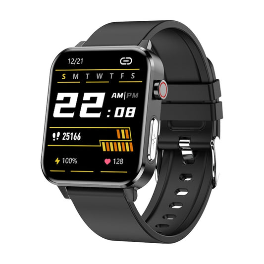 LOANIY E86 1.7 Inch Heart Rate Monitoring Smart Bluetooth Watch, Color: Black - free shipping - PMC Jewellery - Order now!