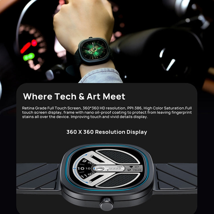 LOANIY G32 1.32 Inch Heart Rate Monitoring Smart Watch(Black) - free shipping - PMC TechLife - Order now!