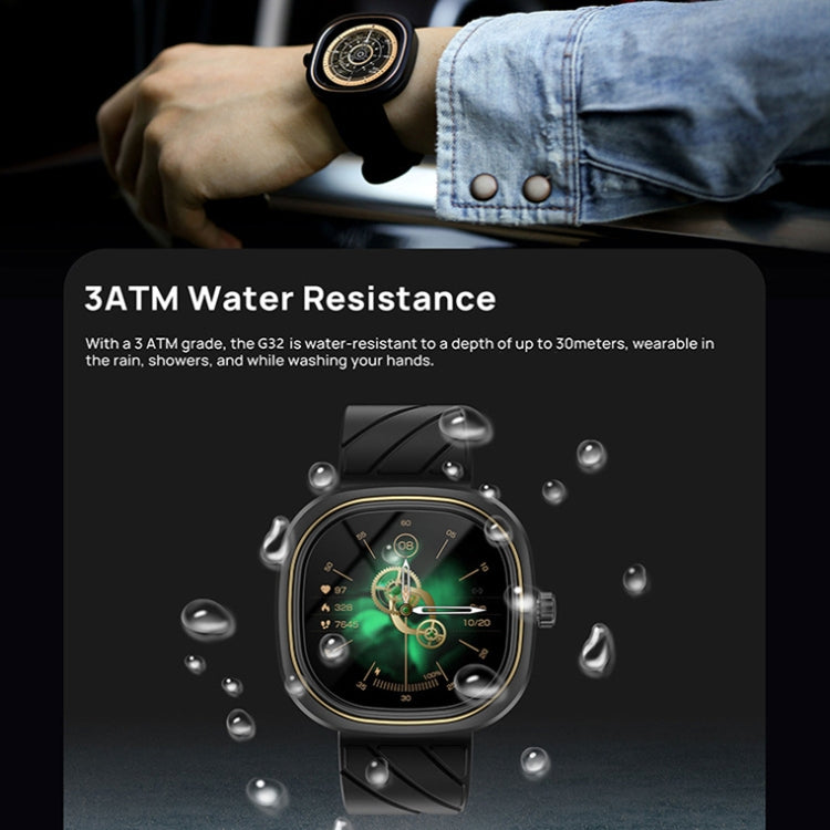 LOANIY G32 1.32 Inch Heart Rate Monitoring Smart Watch(Black) - free shipping - PMC Jewellery - Order now!