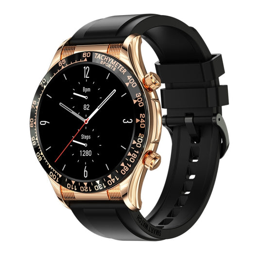 LOANIY E18 Pro Smart Bluetooth Calling Watch with NFC Function, Color: Gold Silicone - free shipping - PMC Jewellery - Order now!