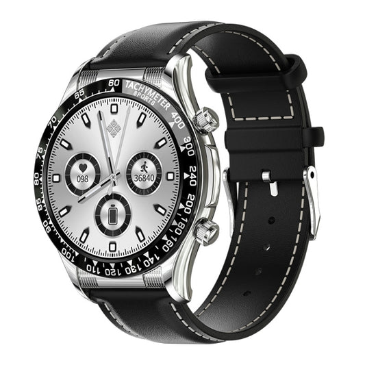 LOANIY E18 Pro Smart Bluetooth Calling Watch with NFC Function, Color: Black Leather - free shipping - PMC Jewellery - Order now!