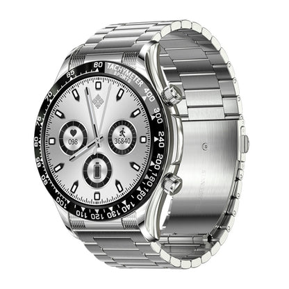 LOANIY E18 Pro Smart Bluetooth Calling Watch with NFC Function, Color: Black Silver Steel - free shipping - PMC Jewellery - Order now!