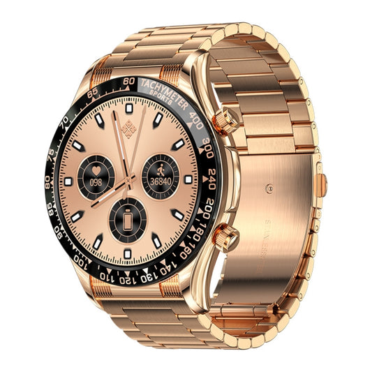 LOANIY E18 Pro Smart Bluetooth Calling Watch with NFC Function, Color: Gold Steel - free shipping - PMC Jewellery - Order now!