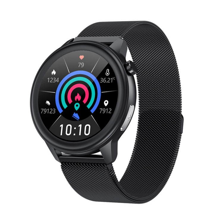 LOANIY E80 1.3 Inch Heart Rate Detection Smart Watch, Color: Black Steel - free shipping - PMC Jewellery - Order now!